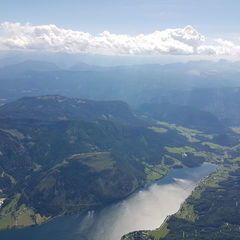 Flugwegposition um 12:39:44: Aufgenommen in der Nähe von Gemeinde Grundlsee, 8993, Österreich in 2993 Meter